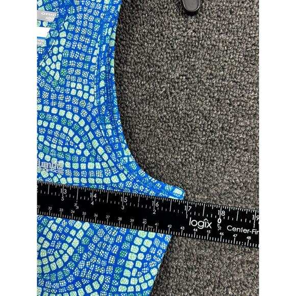 Columbia PFG Midway Bay Active Tank Dress Womens Size M Blue Green Sleeveless - Picture 6 of 6